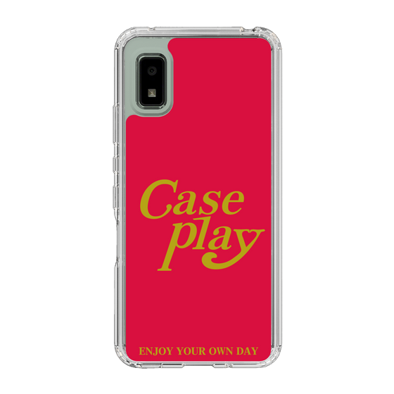 Slim Protection Case［ Original - ENJOY YOUR OWN DAY - Red ］