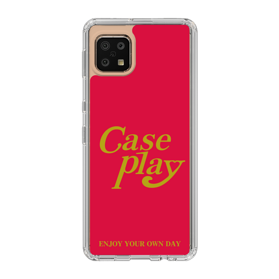 Slim Protection Case［ Original - ENJOY YOUR OWN DAY - Red ］