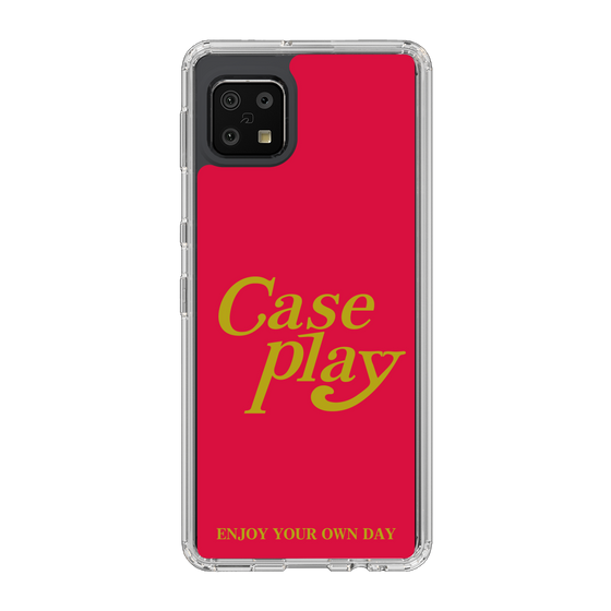 Slim Protection Case［ Original - ENJOY YOUR OWN DAY - Red ］
