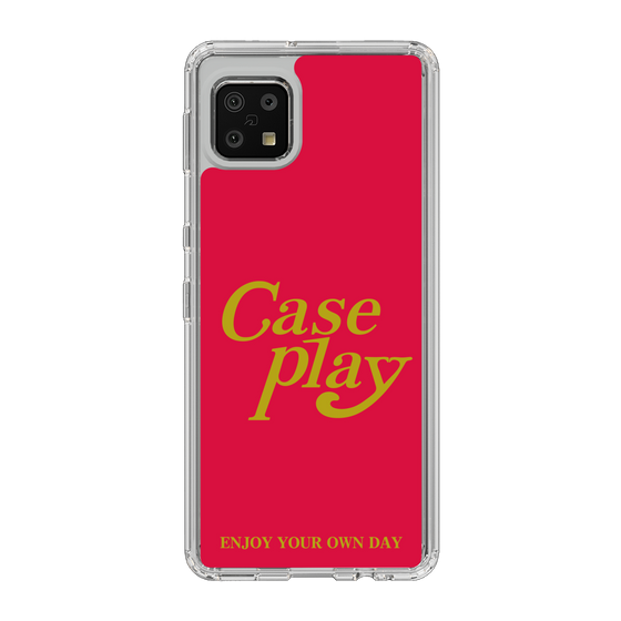 Slim Protection Case［ Original - ENJOY YOUR OWN DAY - Red ］