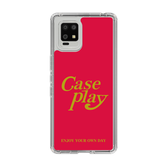 Slim Protection Case［ Original - ENJOY YOUR OWN DAY - Red ］