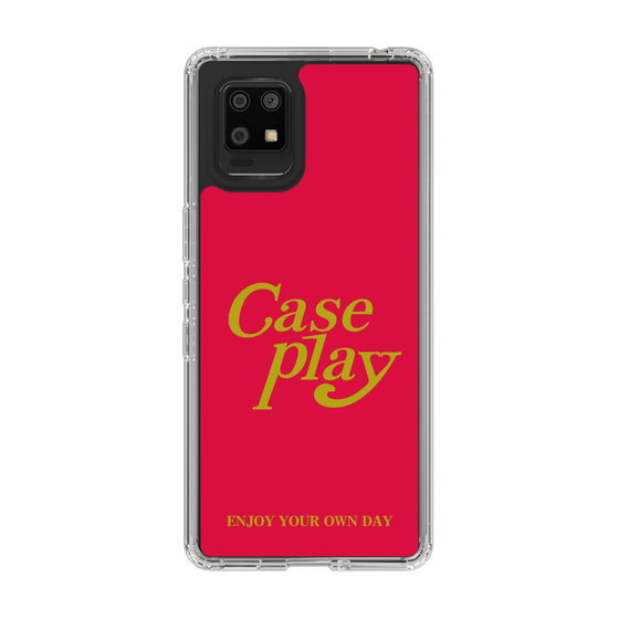 Slim Protection Case［ Original - ENJOY YOUR OWN DAY - Red ］