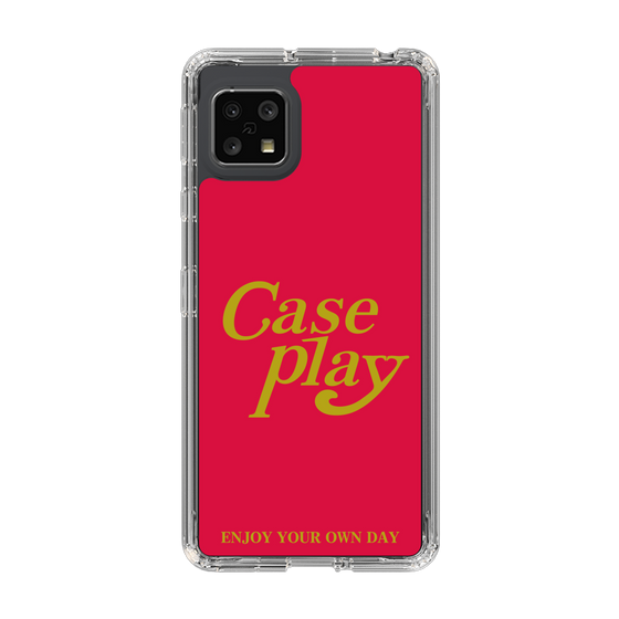 Slim Protection Case［ Original - ENJOY YOUR OWN DAY - Red ］