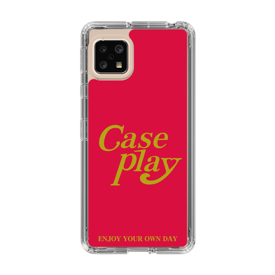 Slim Protection Case［ Original - ENJOY YOUR OWN DAY - Red ］