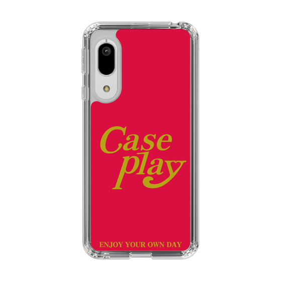 Slim Protection Case［ Original - ENJOY YOUR OWN DAY - Red ］