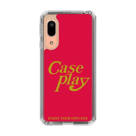 Slim Protection Case［ Original - ENJOY YOUR OWN DAY - Red ］