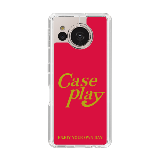 Slim Protection Case［ Original - ENJOY YOUR OWN DAY - Red ］
