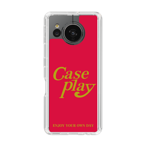 Slim Protection Case［ Original - ENJOY YOUR OWN DAY - Red ］