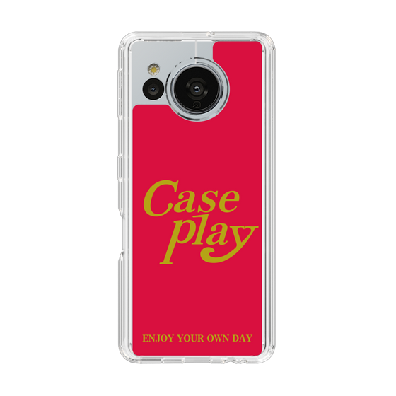 Slim Protection Case［ Original - ENJOY YOUR OWN DAY - Red ］