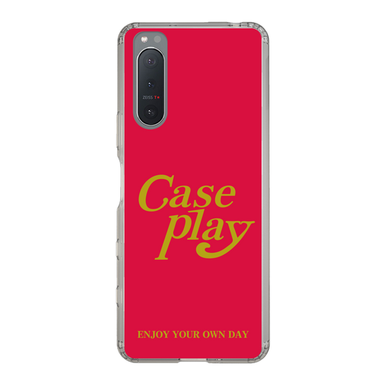 Slim Protection Case［ Original - ENJOY YOUR OWN DAY - Red ］