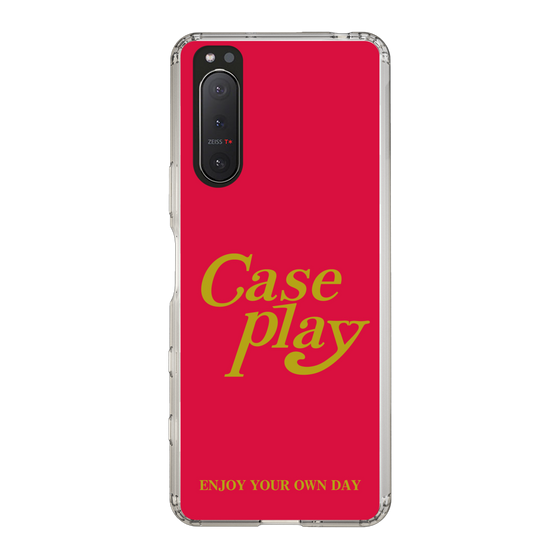 Slim Protection Case［ Original - ENJOY YOUR OWN DAY - Red ］