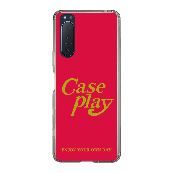 Slim Protection Case［ Original - ENJOY YOUR OWN DAY - Red ］