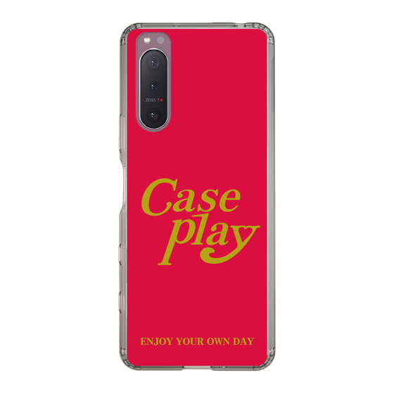 Slim Protection Case［ Original - ENJOY YOUR OWN DAY - Red ］