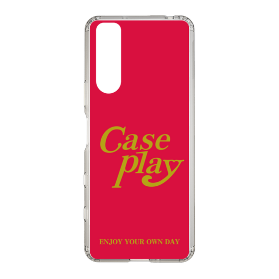 Slim Protection Case［ Original - ENJOY YOUR OWN DAY - Red ］