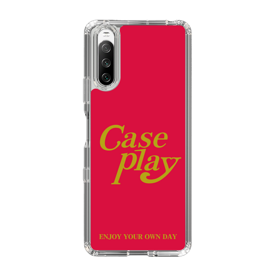 Slim Protection Case［ Original - ENJOY YOUR OWN DAY - Red ］