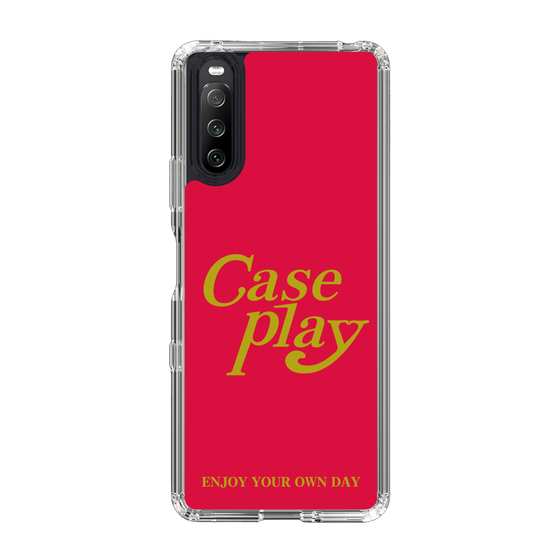 Slim Protection Case［ Original - ENJOY YOUR OWN DAY - Red ］