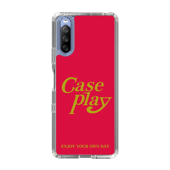 Slim Protection Case［ Original - ENJOY YOUR OWN DAY - Red ］