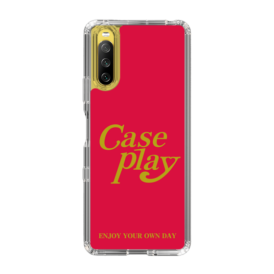 Slim Protection Case［ Original - ENJOY YOUR OWN DAY - Red ］