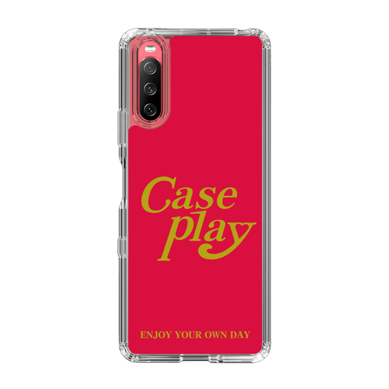 Slim Protection Case［ Original - ENJOY YOUR OWN DAY - Red ］