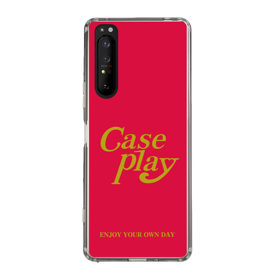 Slim Protection Case［ Original - ENJOY YOUR OWN DAY - Red ］