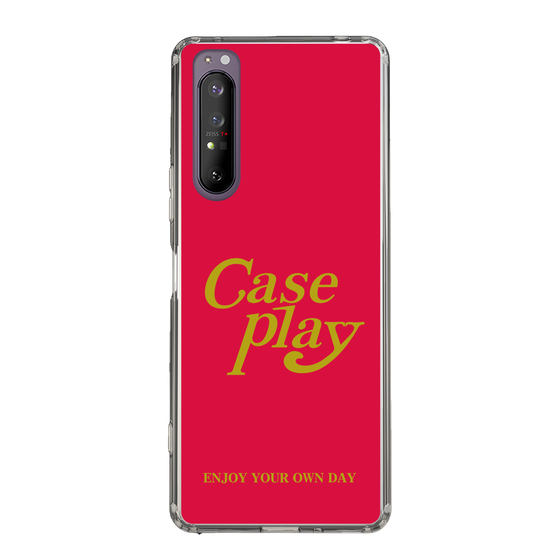 Slim Protection Case［ Original - ENJOY YOUR OWN DAY - Red ］