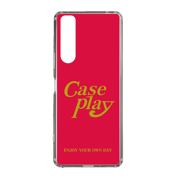 Slim Protection Case［ Original - ENJOY YOUR OWN DAY - Red ］