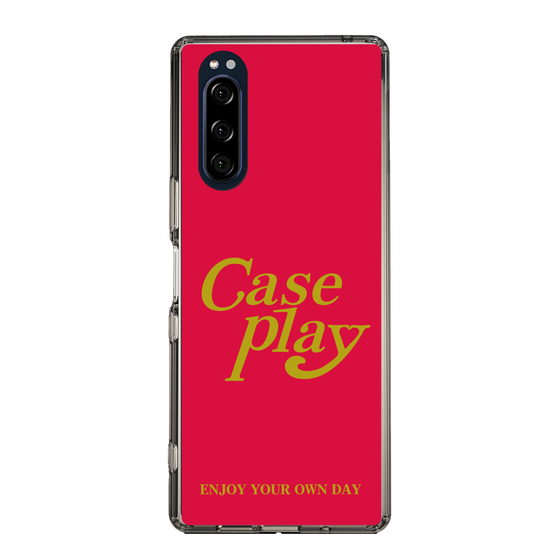 Slim Protection Case［ Original - ENJOY YOUR OWN DAY - Red ］