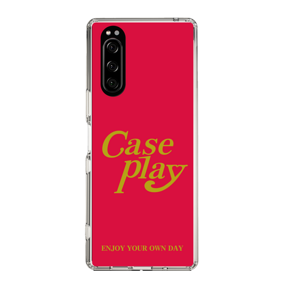 Slim Protection Case［ Original - ENJOY YOUR OWN DAY - Red ］