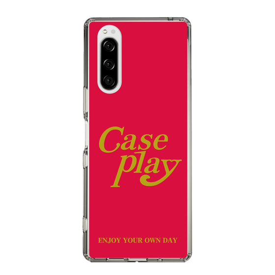 Slim Protection Case［ Original - ENJOY YOUR OWN DAY - Red ］