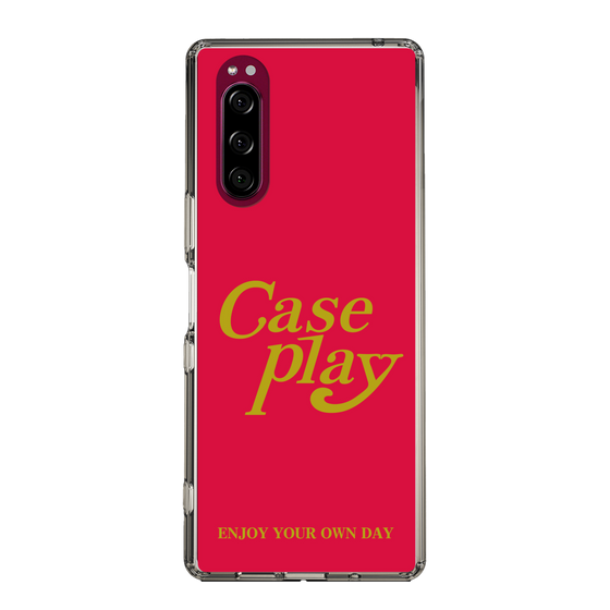 Slim Protection Case［ Original - ENJOY YOUR OWN DAY - Red ］