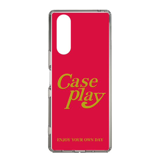 Slim Protection Case［ Original - ENJOY YOUR OWN DAY - Red ］