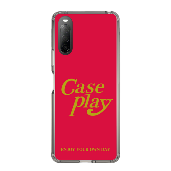 Slim Protection Case［ Original - ENJOY YOUR OWN DAY - Red ］