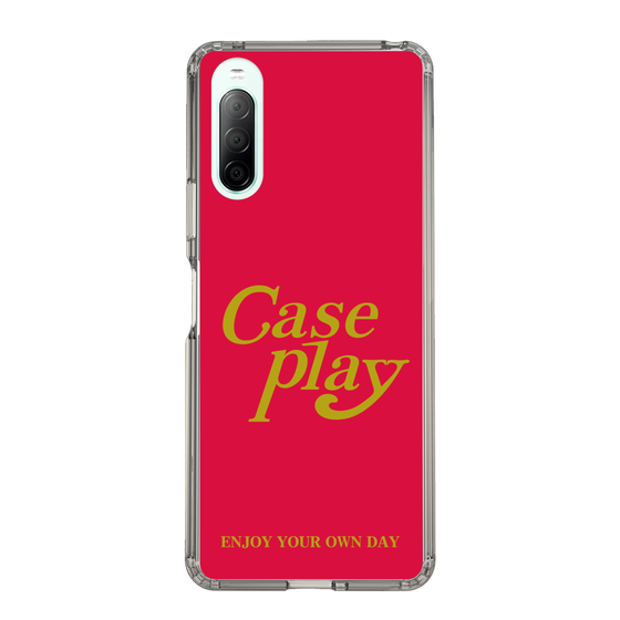 Slim Protection Case［ Original - ENJOY YOUR OWN DAY - Red ］