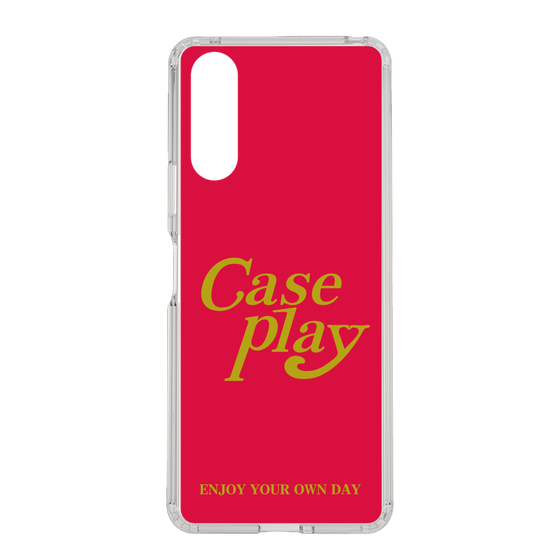 Slim Protection Case［ Original - ENJOY YOUR OWN DAY - Red ］