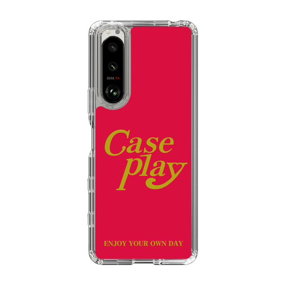 Slim Protection Case［ Original - ENJOY YOUR OWN DAY - Red ］