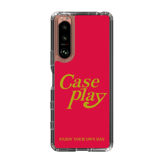 Slim Protection Case［ Original - ENJOY YOUR OWN DAY - Red ］