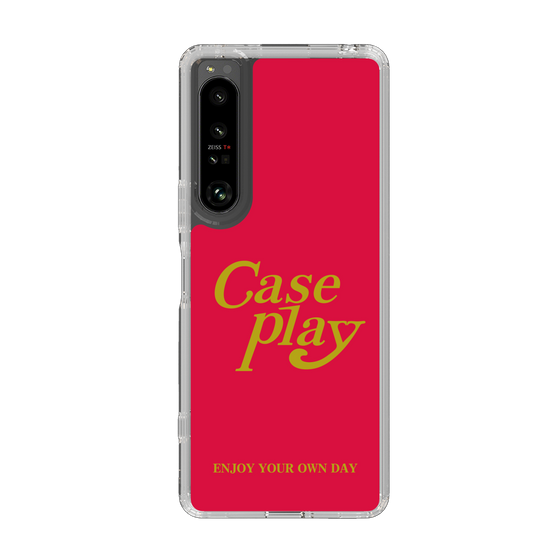 Slim Protection Case［ Original - ENJOY YOUR OWN DAY - Red ］