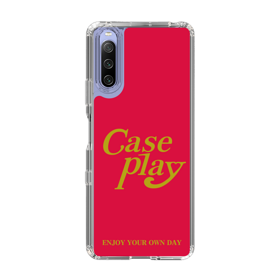 Slim Protection Case［ Original - ENJOY YOUR OWN DAY - Red ］