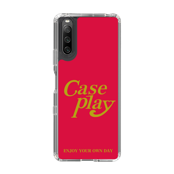Slim Protection Case［ Original - ENJOY YOUR OWN DAY - Red ］