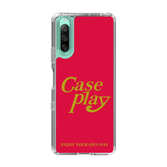 Slim Protection Case［ Original - ENJOY YOUR OWN DAY - Red ］