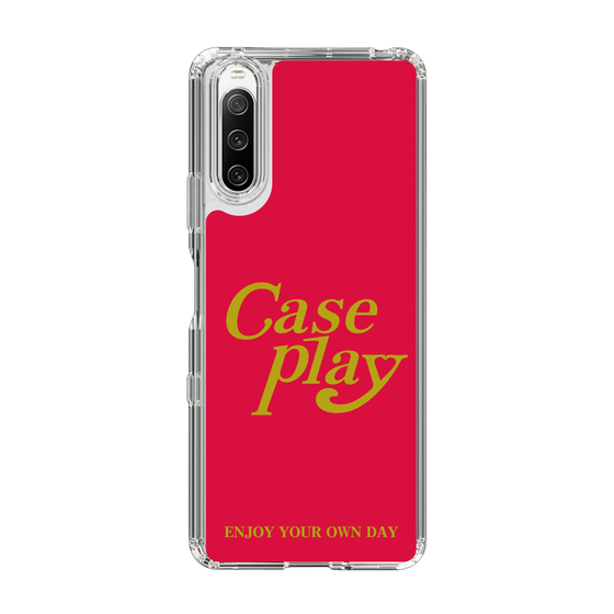 Slim Protection Case［ Original - ENJOY YOUR OWN DAY - Red ］