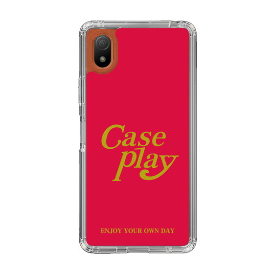 Slim Protection Case［ Original - ENJOY YOUR OWN DAY - Red ］