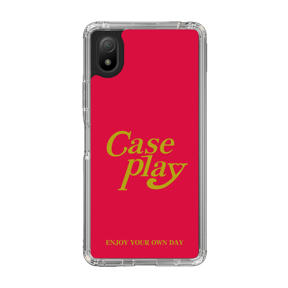 Slim Protection Case［ Original - ENJOY YOUR OWN DAY - Red ］
