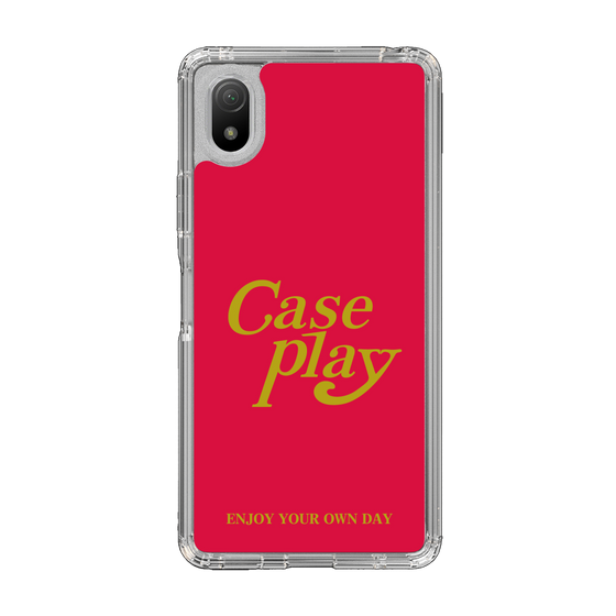 Slim Protection Case［ Original - ENJOY YOUR OWN DAY - Red ］