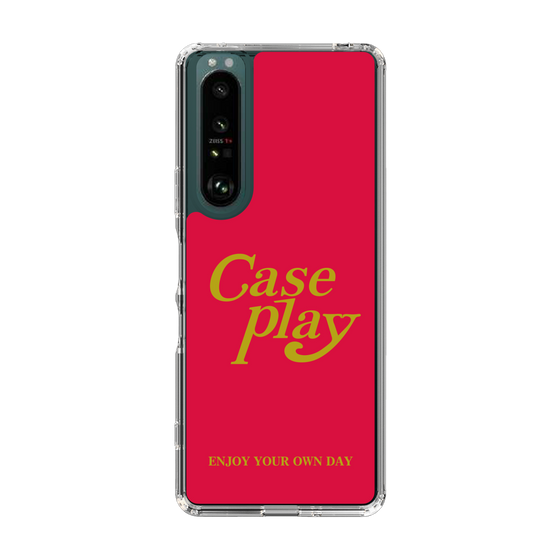 Slim Protection Case［ Original - ENJOY YOUR OWN DAY - Red ］