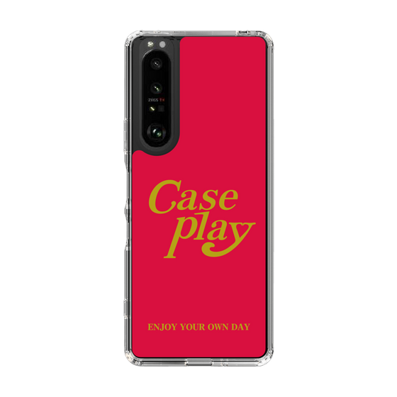 Slim Protection Case［ Original - ENJOY YOUR OWN DAY - Red ］