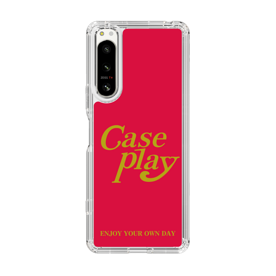 Slim Protection Case［ Original - ENJOY YOUR OWN DAY - Red ］