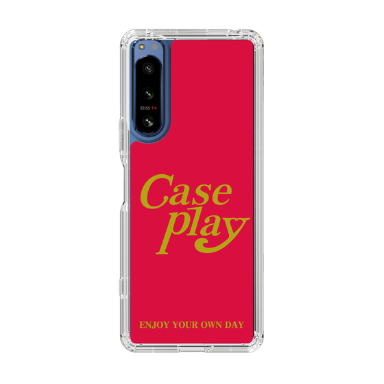 Slim Protection Case［ Original - ENJOY YOUR OWN DAY - Red ］