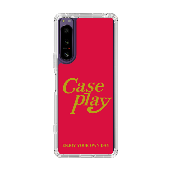 Slim Protection Case［ Original - ENJOY YOUR OWN DAY - Red ］