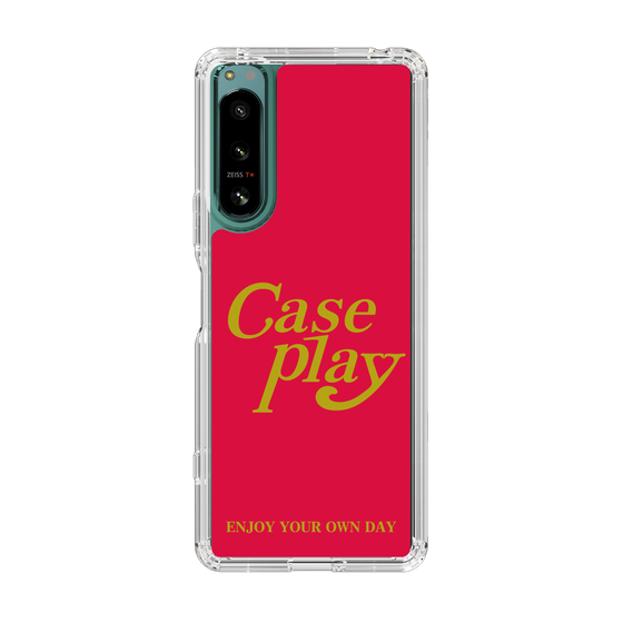 Slim Protection Case［ Original - ENJOY YOUR OWN DAY - Red ］